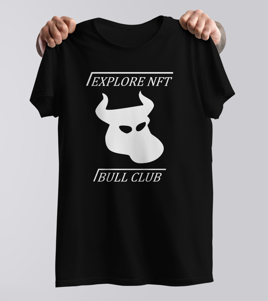 Explore NFT Bull Club Iconic Horned T-Shirt