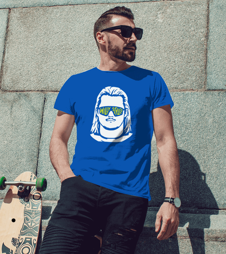 Futuremrsmarner Willy Styles Retro Sunglasses T-Shirt