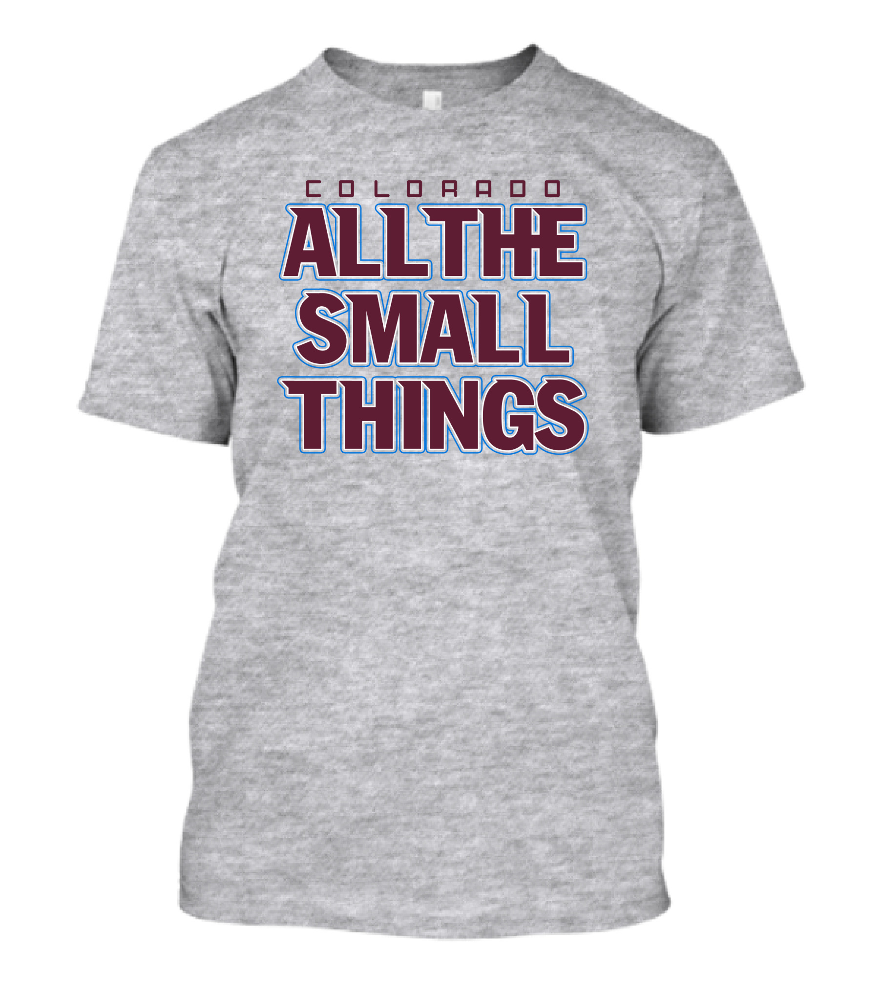 Colorado Hockey All The Small Things Retro T-Shirt