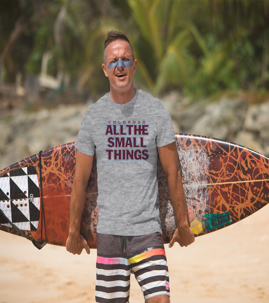 Colorado Hockey All The Small Things Retro T-Shirt