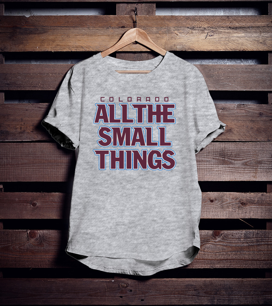 Colorado Hockey All The Small Things Retro T-Shirt