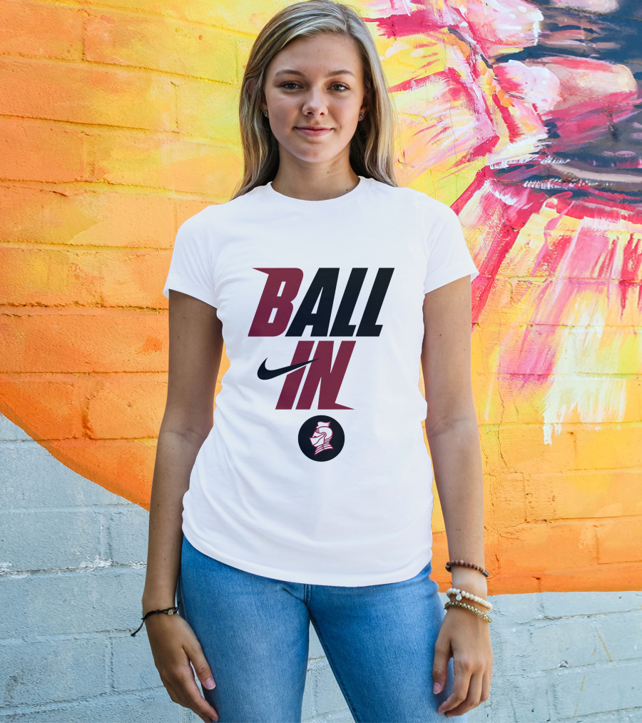Ball In Bellarmine University Football Knight T-Shirt