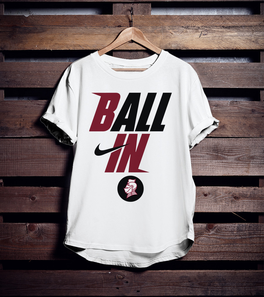 Ball In Bellarmine University Football Knight T-Shirt