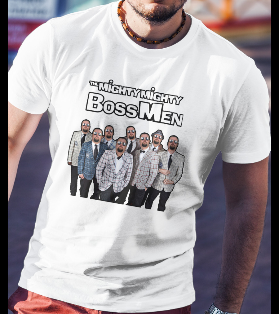 The Mighty Mighty Boss Men JaimsVanDerBeek Band Members In Suits T-Shirt