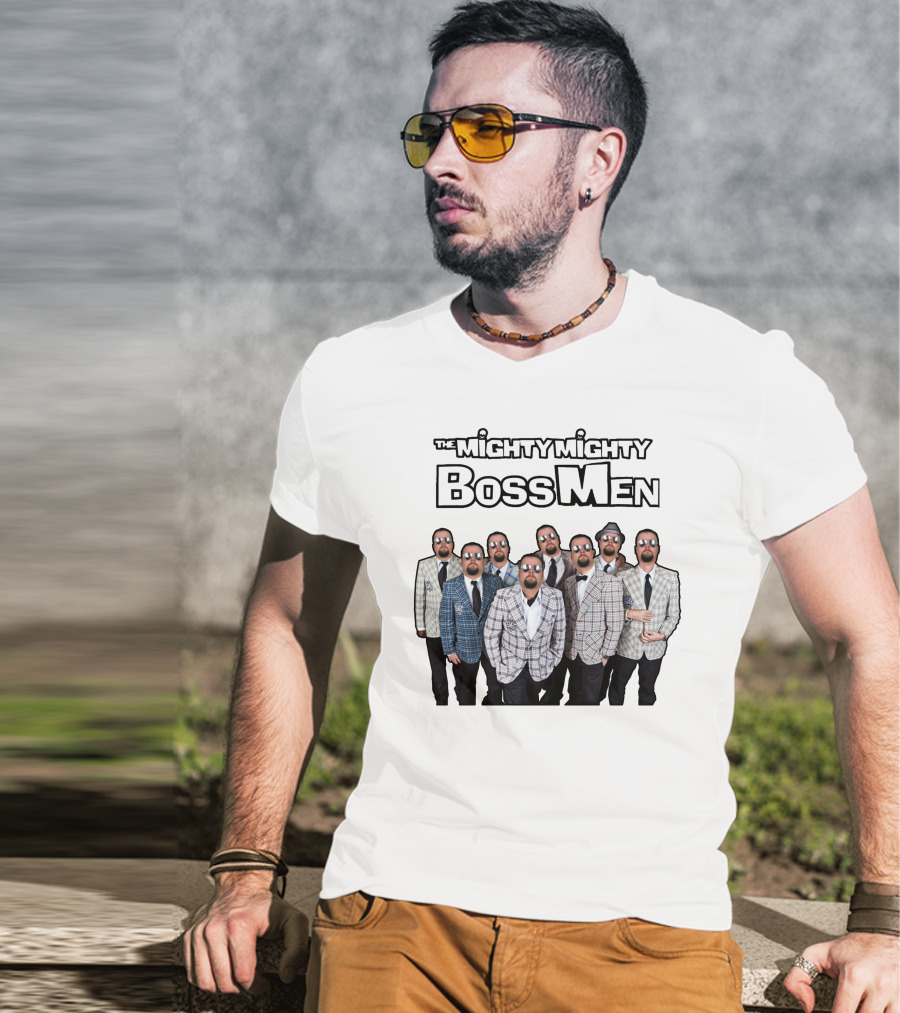 The Mighty Mighty Boss Men JaimsVanDerBeek Band Members In Suits T-Shirt