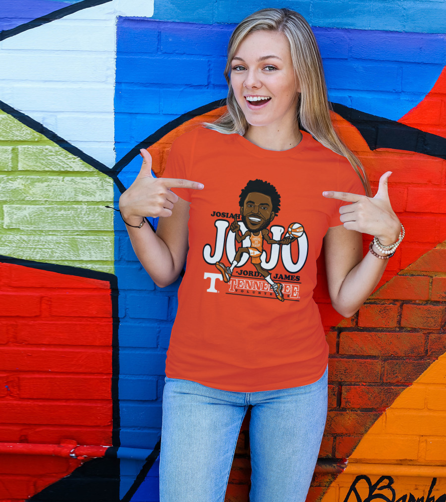 Josiah Jordan James JoJo Tennessee Volunteers Basketball T-Shirt