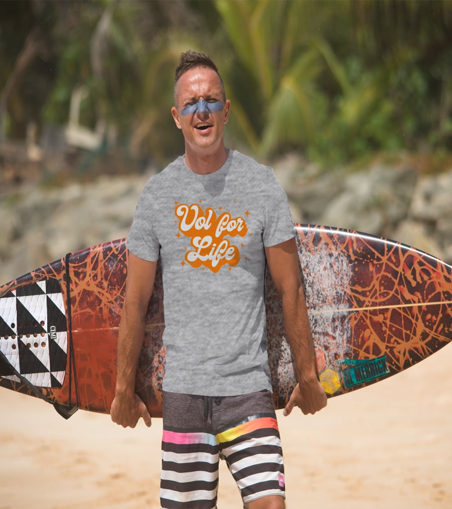 Vol For Life Alexis Foust Orange Sparkle T-Shirt