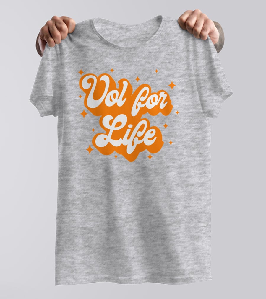 Vol For Life Alexis Foust Orange Sparkle T-Shirt