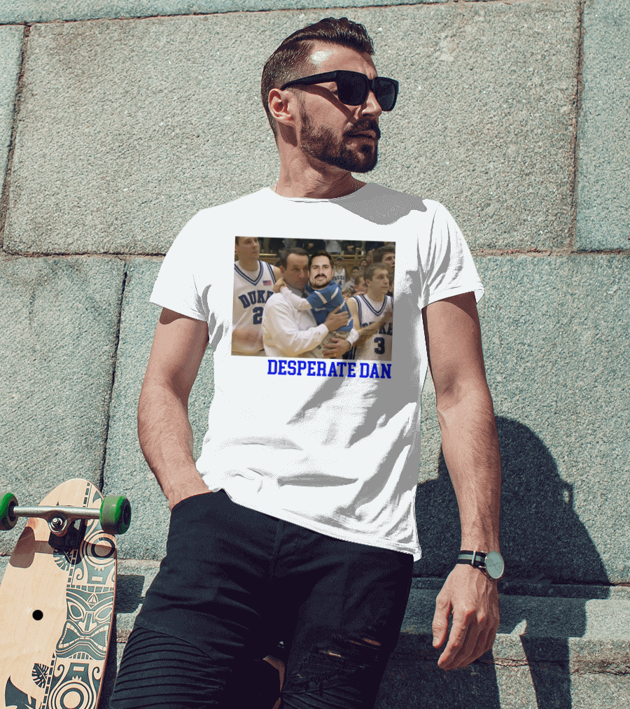 Desperate Dan Duke Basketball Marty Mush T-Shirt