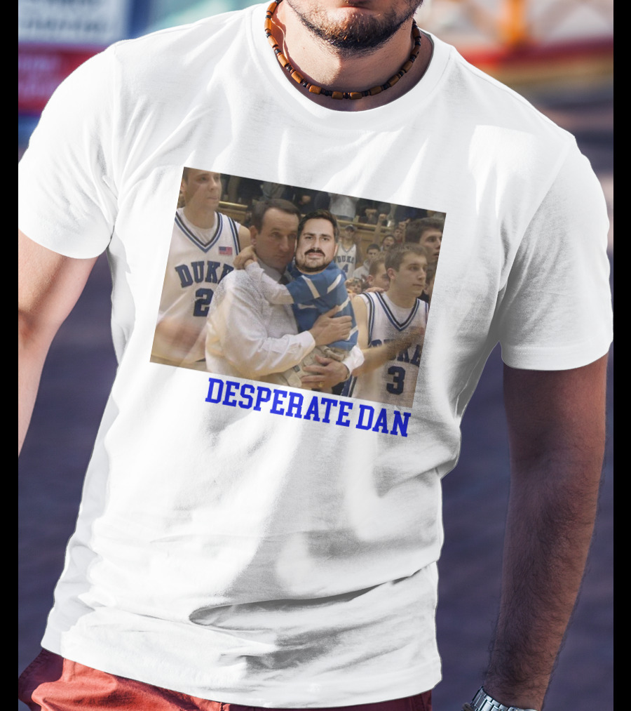 Desperate Dan Duke Basketball Marty Mush T-Shirt