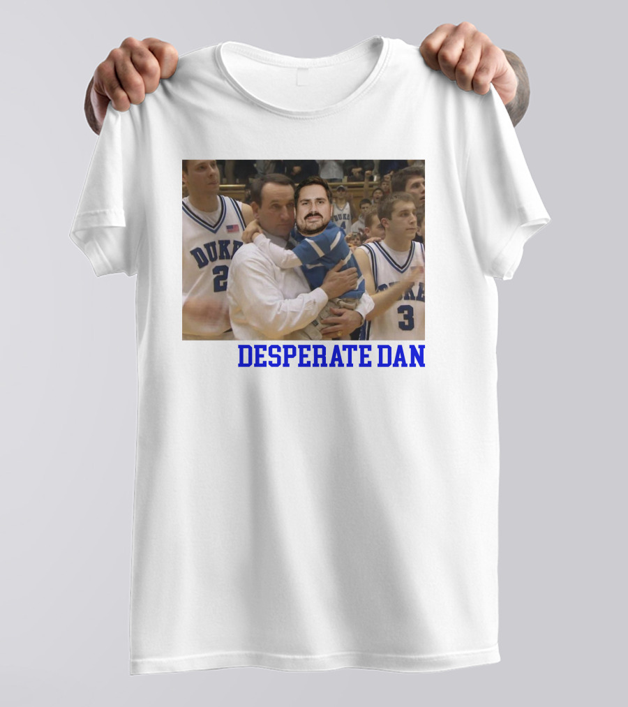 Desperate Dan Duke Basketball Marty Mush T-Shirt