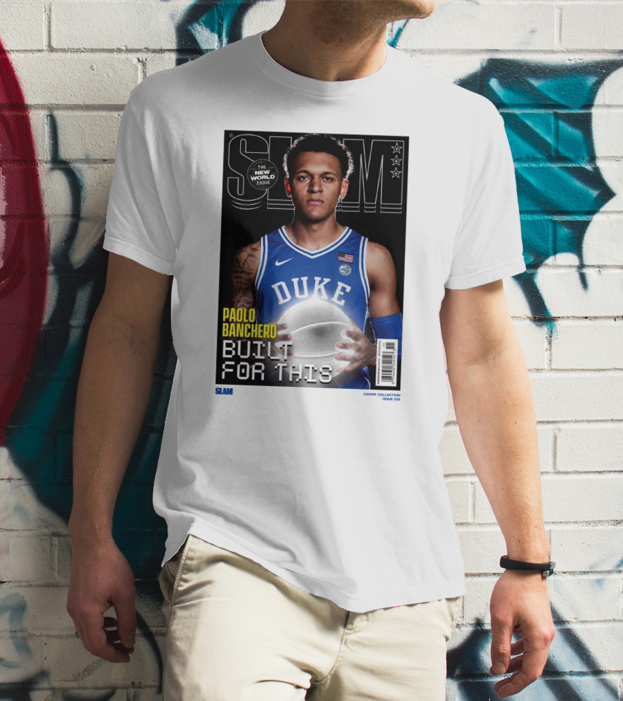 SLAM New World Issue Paolo Banchero Duke Built For This Issue 235 T-Shirt