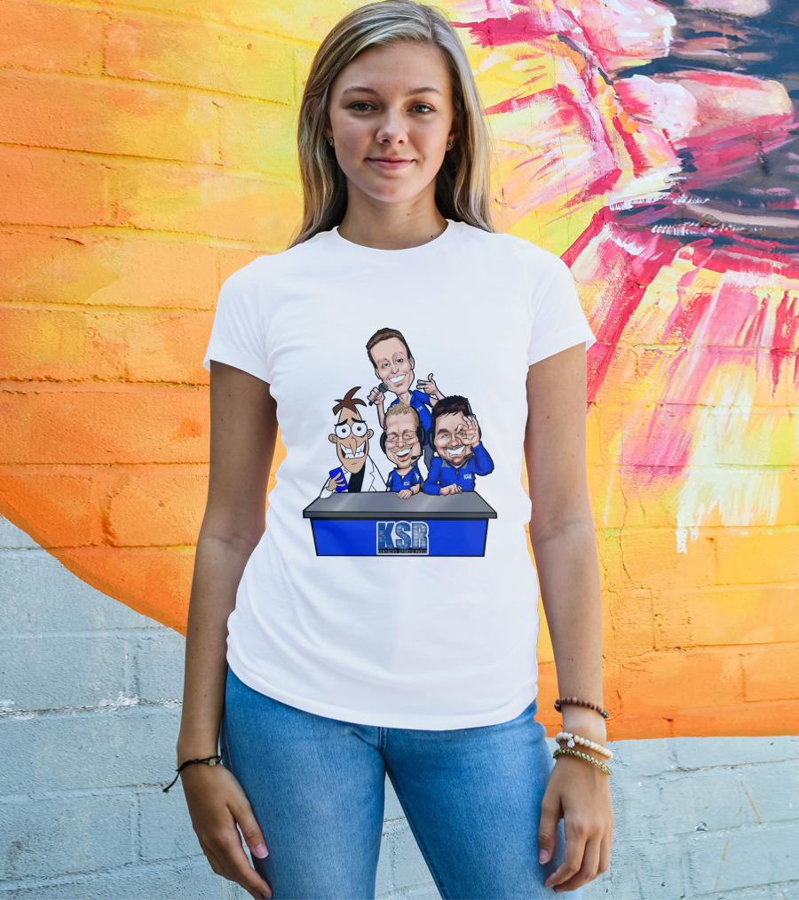 KSR Kentucky Sports Radio BigBlueAndrew New Logo Caricature Group T-Shirt