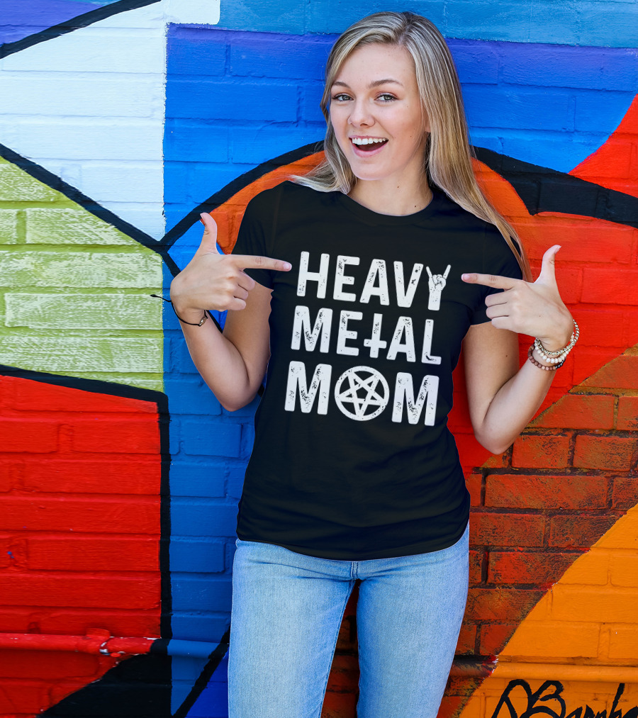 CassThomps13 Heavy Metal Mom Pentagram Hand T-Shirt