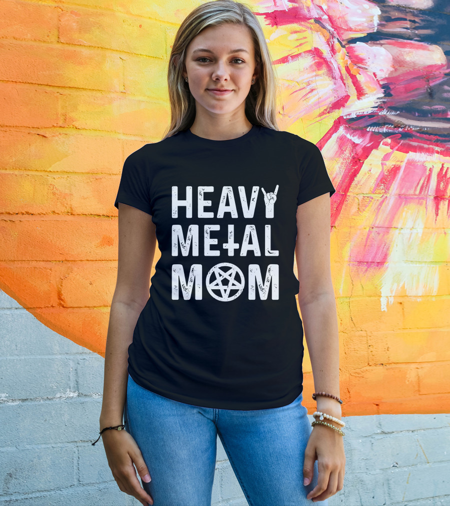 CassThomps13 Heavy Metal Mom Pentagram Hand T-Shirt