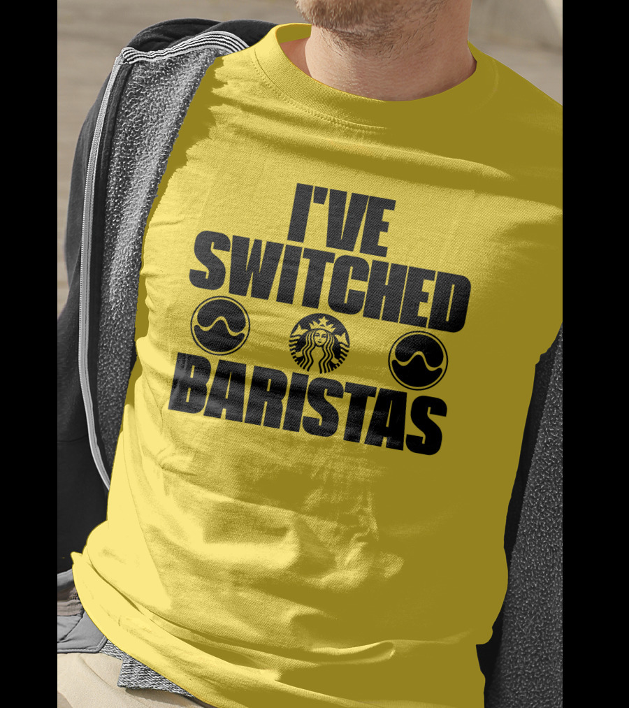 I've Switched Baristas Starbucks Pringles T-Shirt