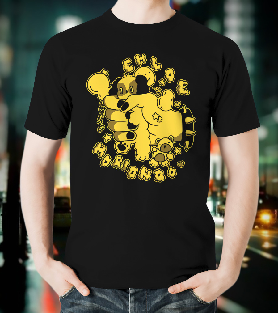 Chloe Moriondo Puppy Charm Bear And Stars T-Shirt