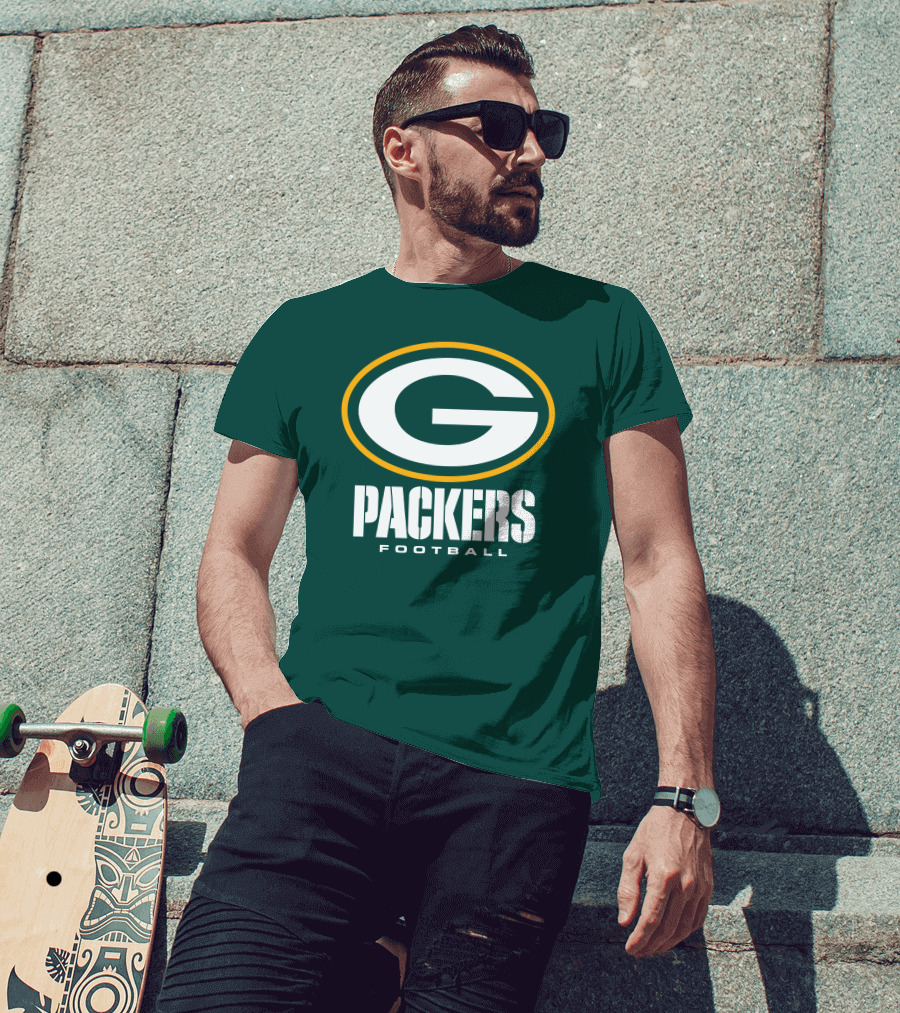 Green Bay Packers Football NFL Logo Packers Football T-Shirt