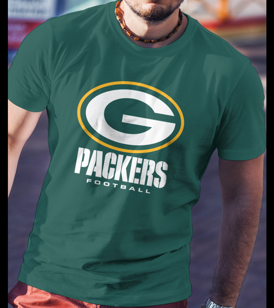 Green Bay Packers Football NFL Logo Packers Football T-Shirt