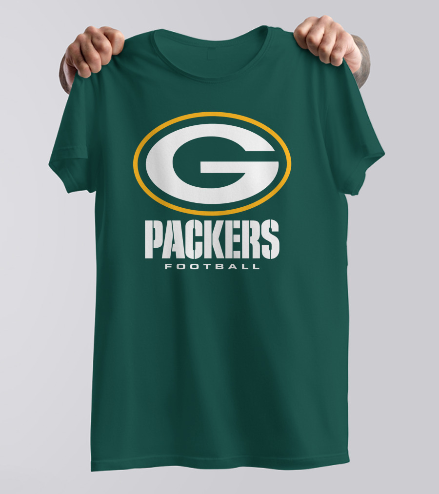 Green Bay Packers Football NFL Logo Packers Football T-Shirt