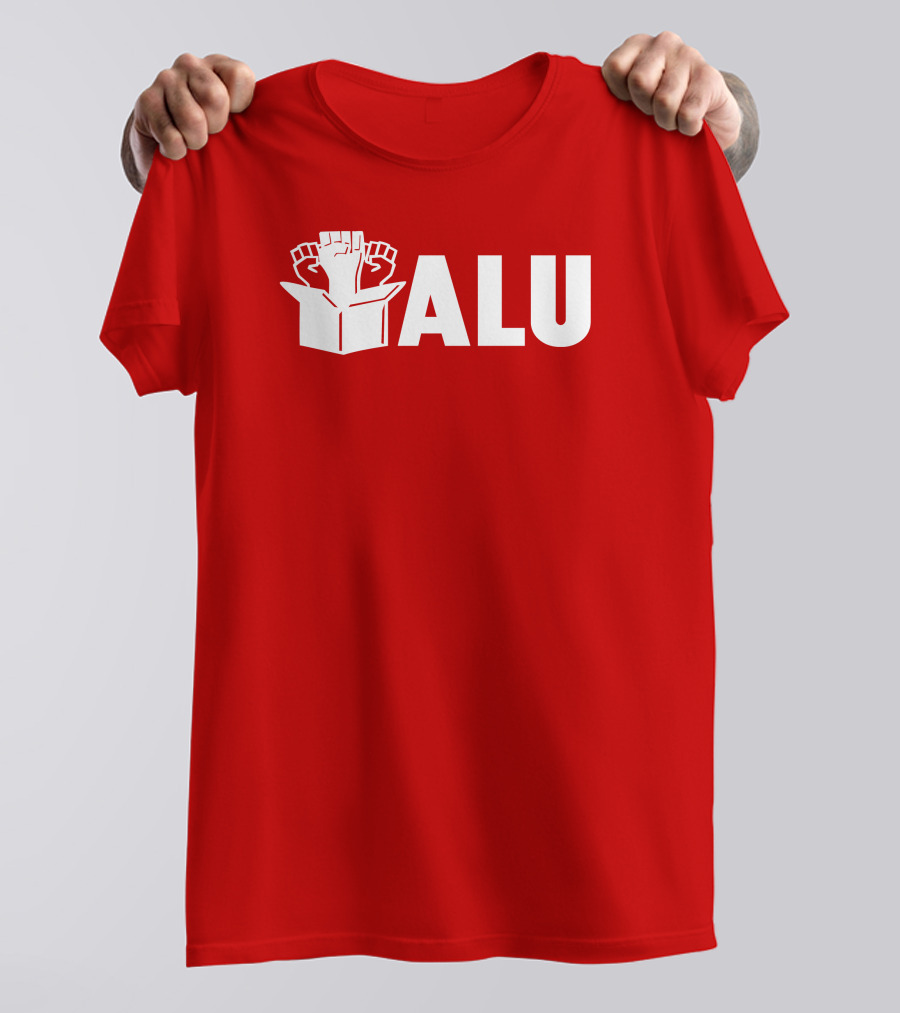 ALU Fist In Box Bold Red T-Shirt