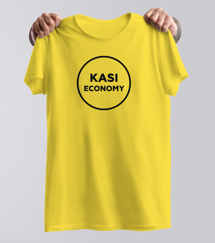 Kasi Economy Bold Circle Yellow T-Shirt