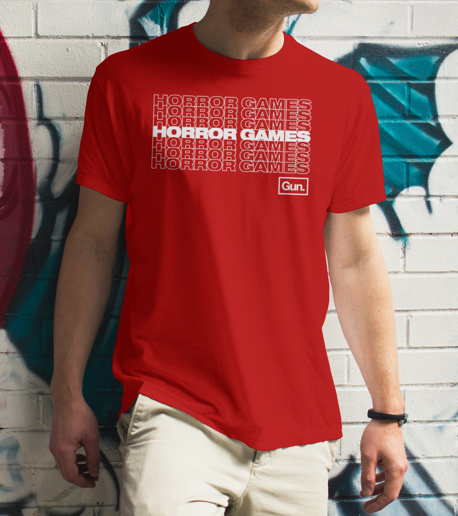 Horror Games Gun Merch T-Shirt