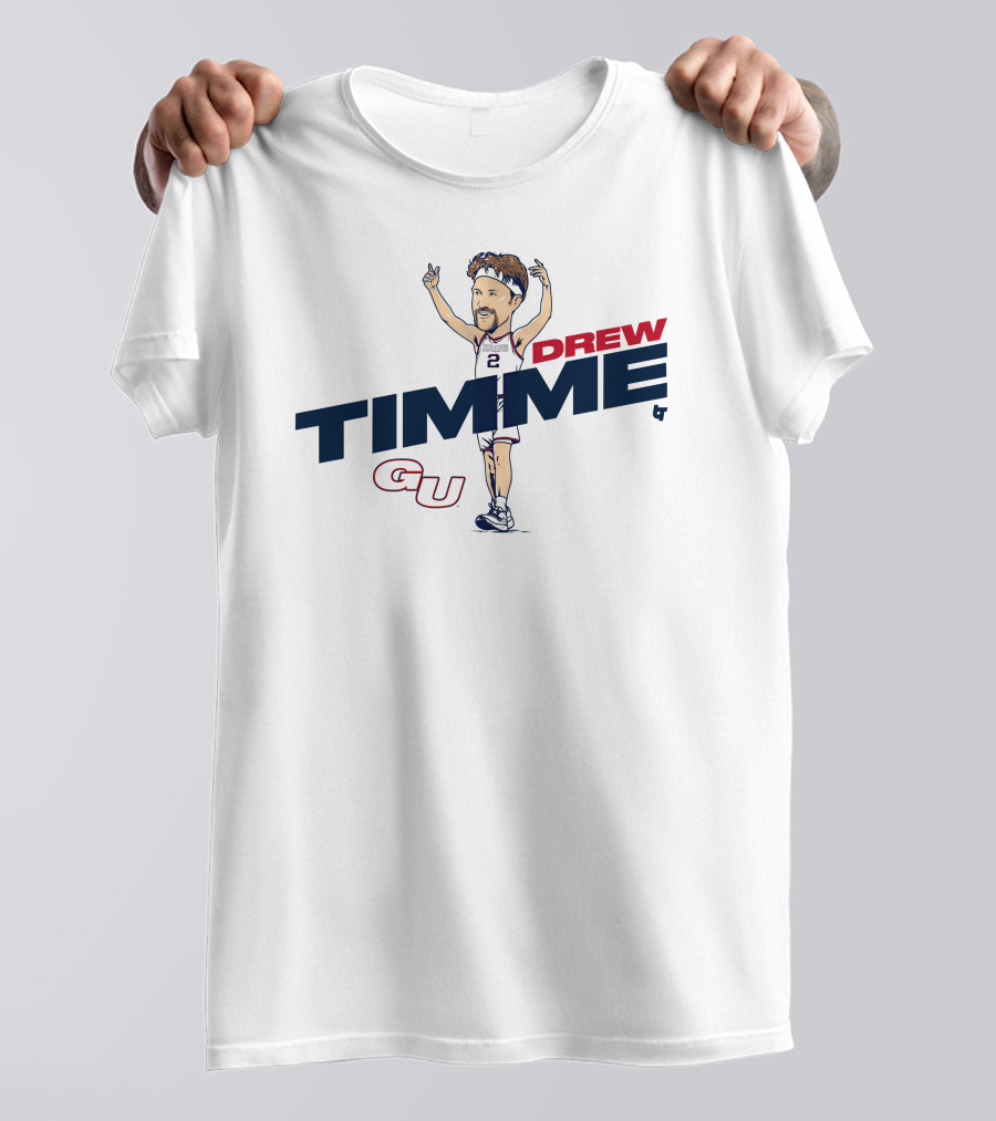 Drew Timme Gonzaga Basketball Caricature GU T-Shirt