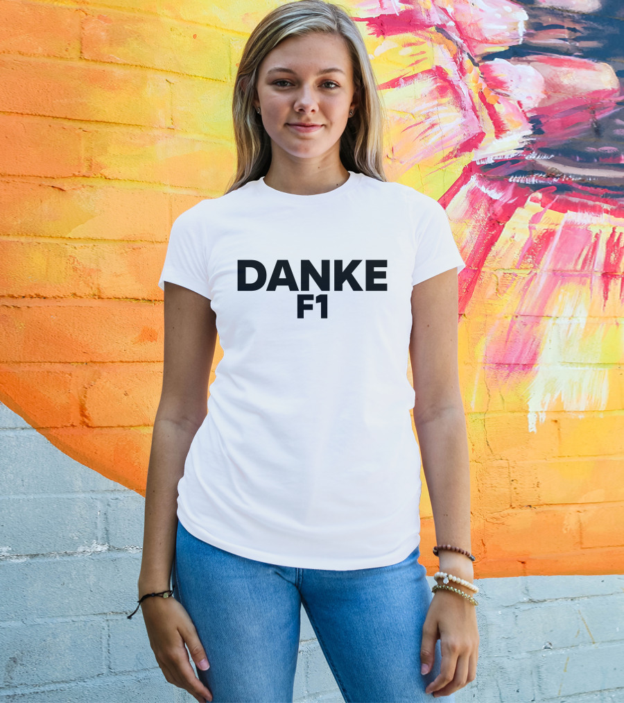 Sebastian Vettel Danke F1 Tribute T-Shirt