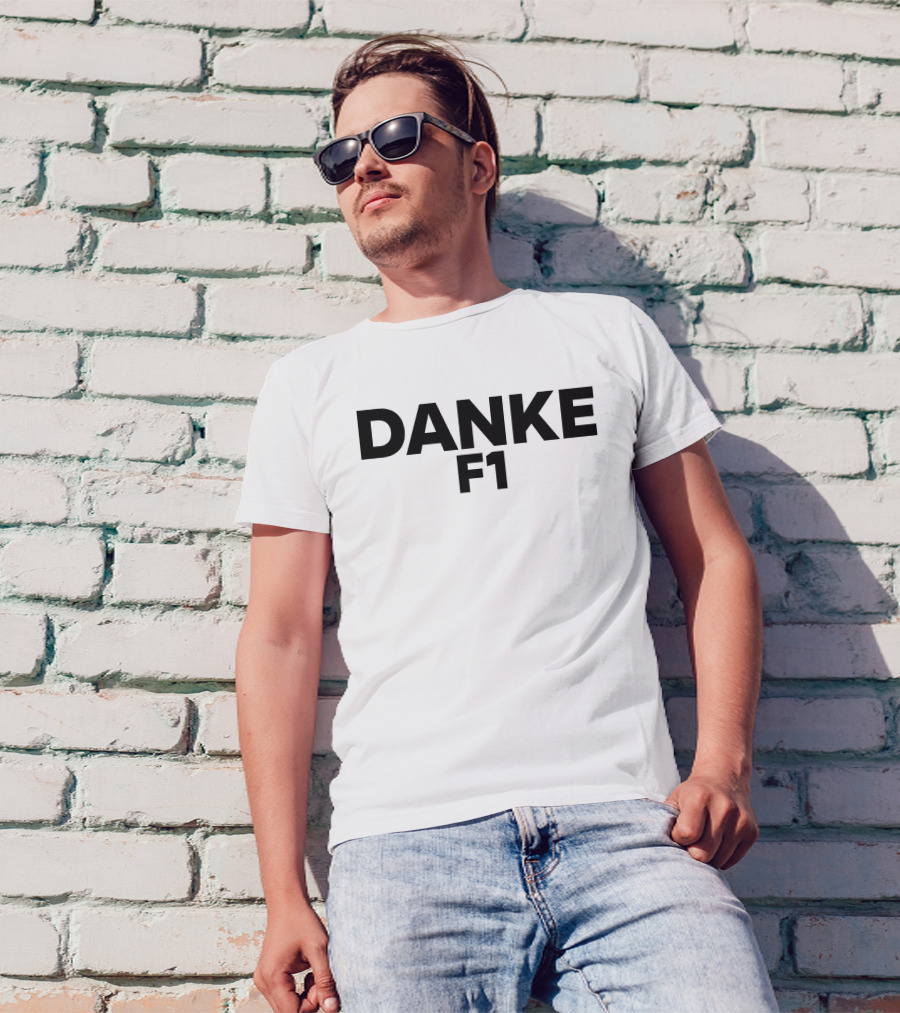 Sebastian Vettel Danke F1 Tribute T-Shirt