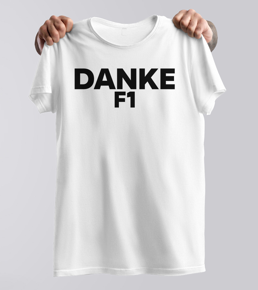 Sebastian Vettel Danke F1 Tribute T-Shirt