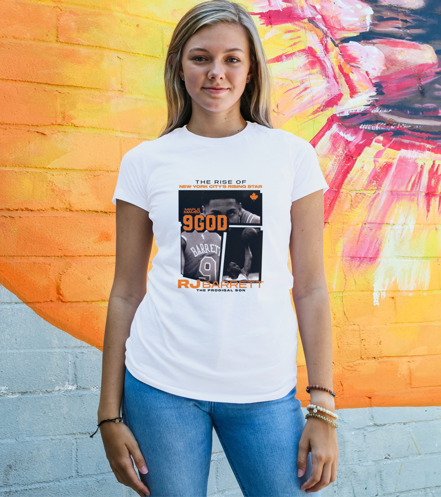 The Rise Of New York City's Rising Star Maple Mamba 9 God RJ Barrett The Prodigal Son T-Shirt