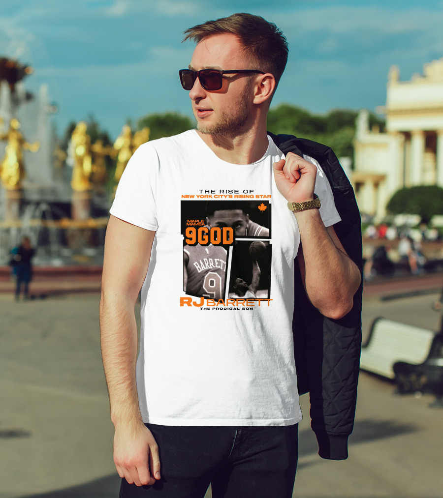 The Rise Of New York City's Rising Star Maple Mamba 9 God RJ Barrett The Prodigal Son T-Shirt