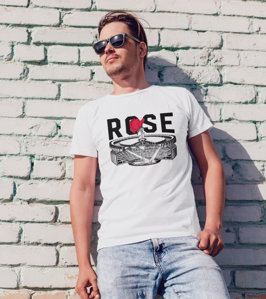 Bigknickenergy Rose Stadium Graphic Garden T-Shirt