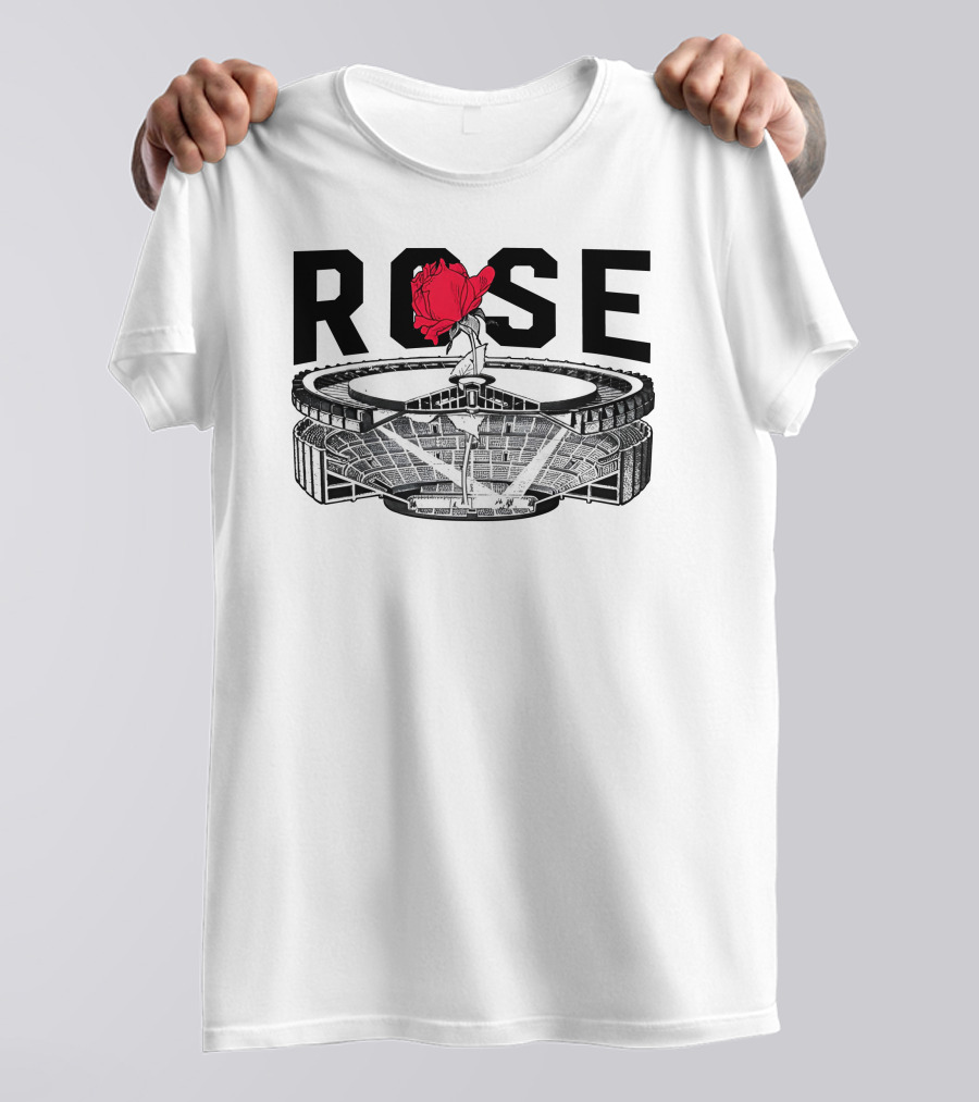 Bigknickenergy Rose Stadium Graphic Garden T-Shirt