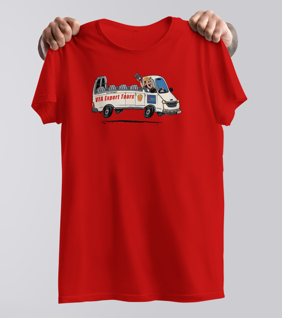 On Cinema VFA Expert Tours Van Adventures T-Shirt