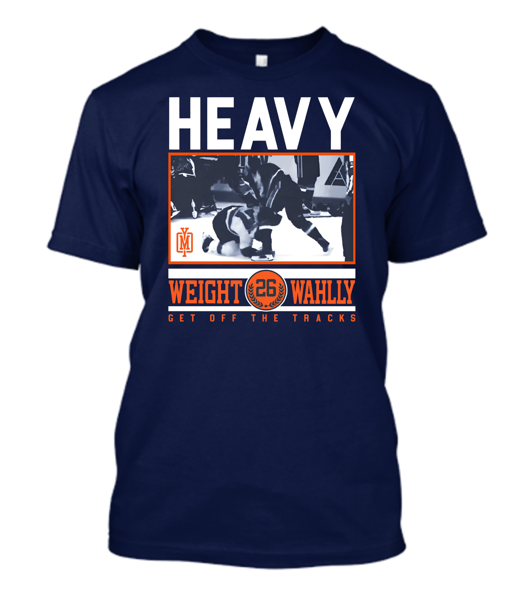 HEAVY WEIGHT WAHLLEY 26 GET OFF THE TRACKS T-Shirt