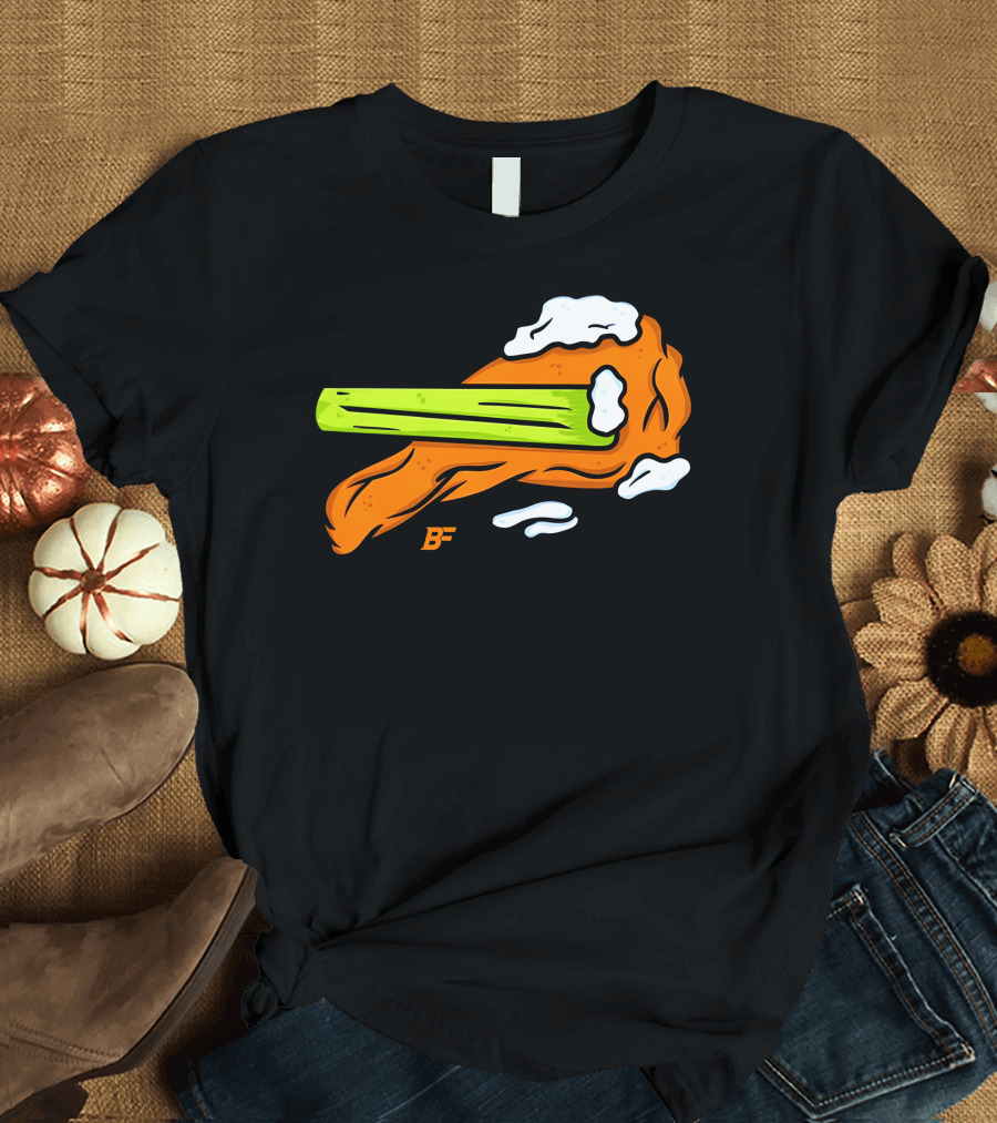 Buffalo Fanatics Wingsup Chicken Wing Celery #Wingsup T-Shirt