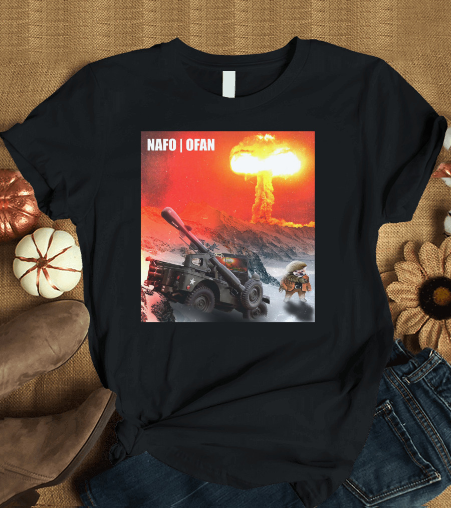 NAFO OFAN Crockett Rocket Explosion Scene T-Shirt