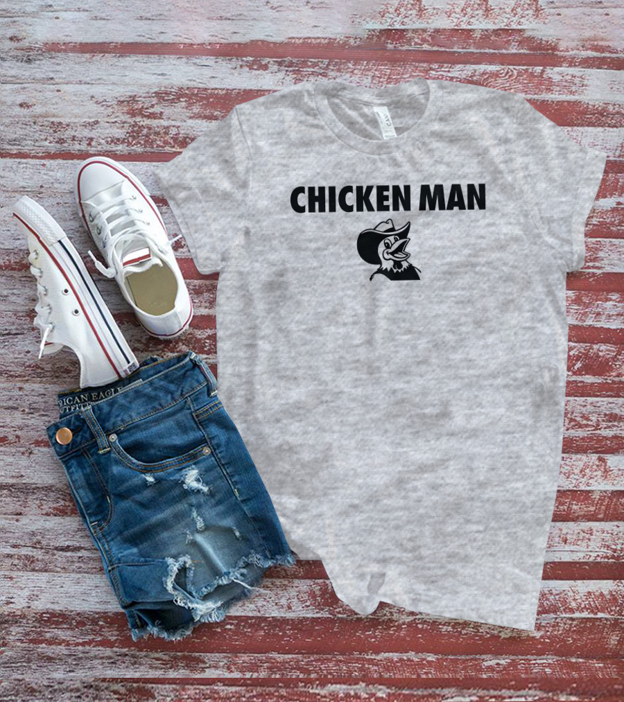 CHICKEN MAN Tydebo24 Cowboy Hat Rooster T-Shirt