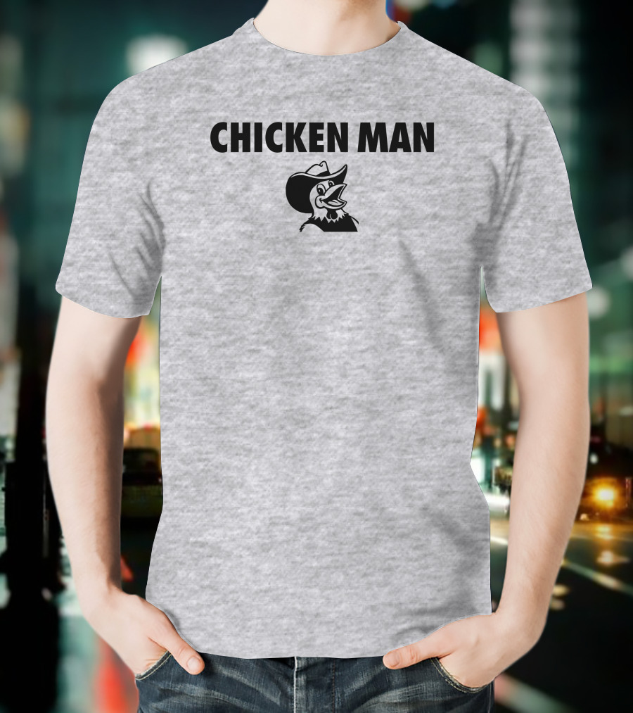 CHICKEN MAN Tydebo24 Cowboy Hat Rooster T-Shirt