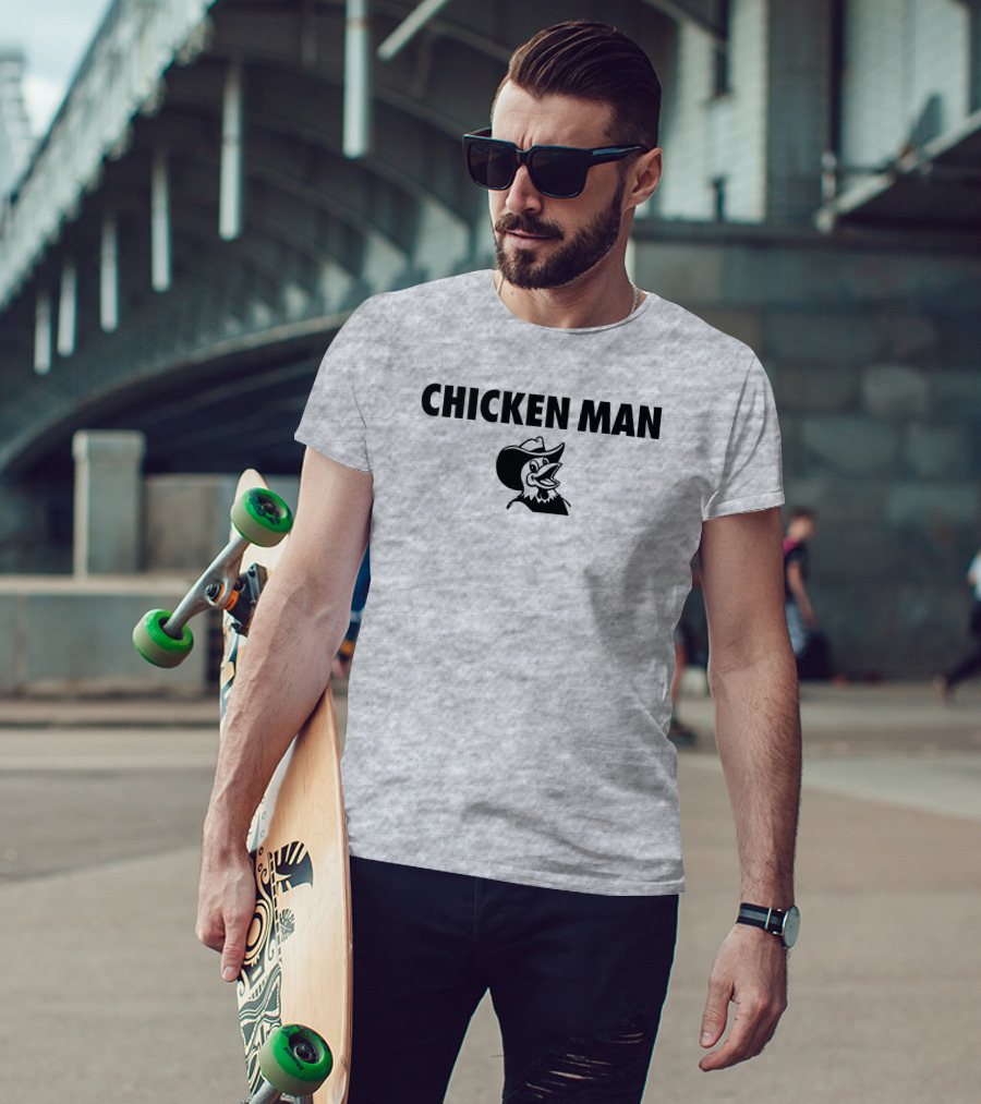 CHICKEN MAN Tydebo24 Cowboy Hat Rooster T-Shirt