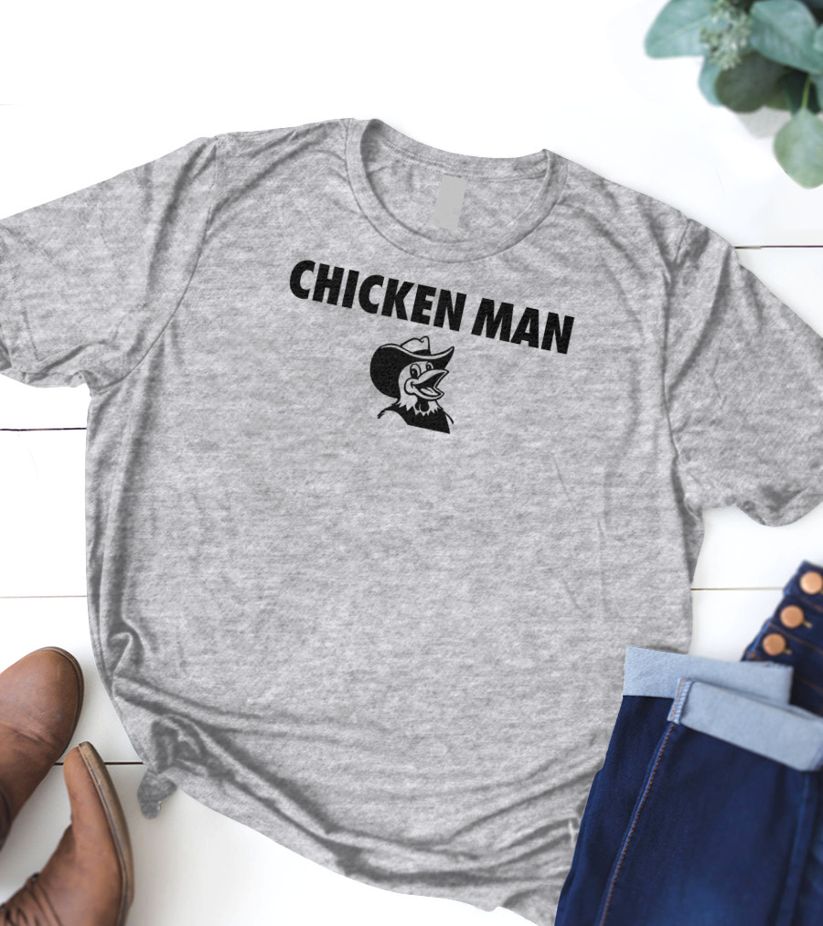 CHICKEN MAN Tydebo24 Cowboy Hat Rooster T-Shirt