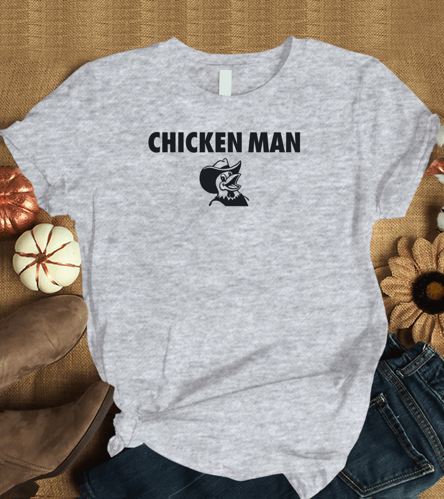 CHICKEN MAN Tydebo24 Cowboy Hat Rooster T-Shirt