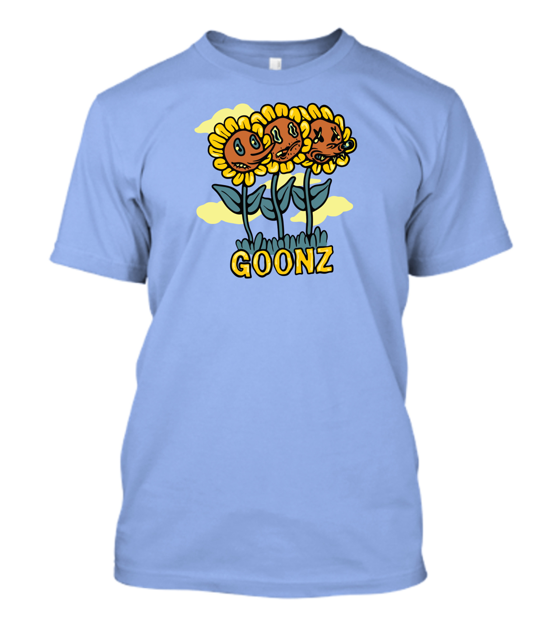 Cryptoon Goonz Flower Goonz Sunflower Faces T-Shirt