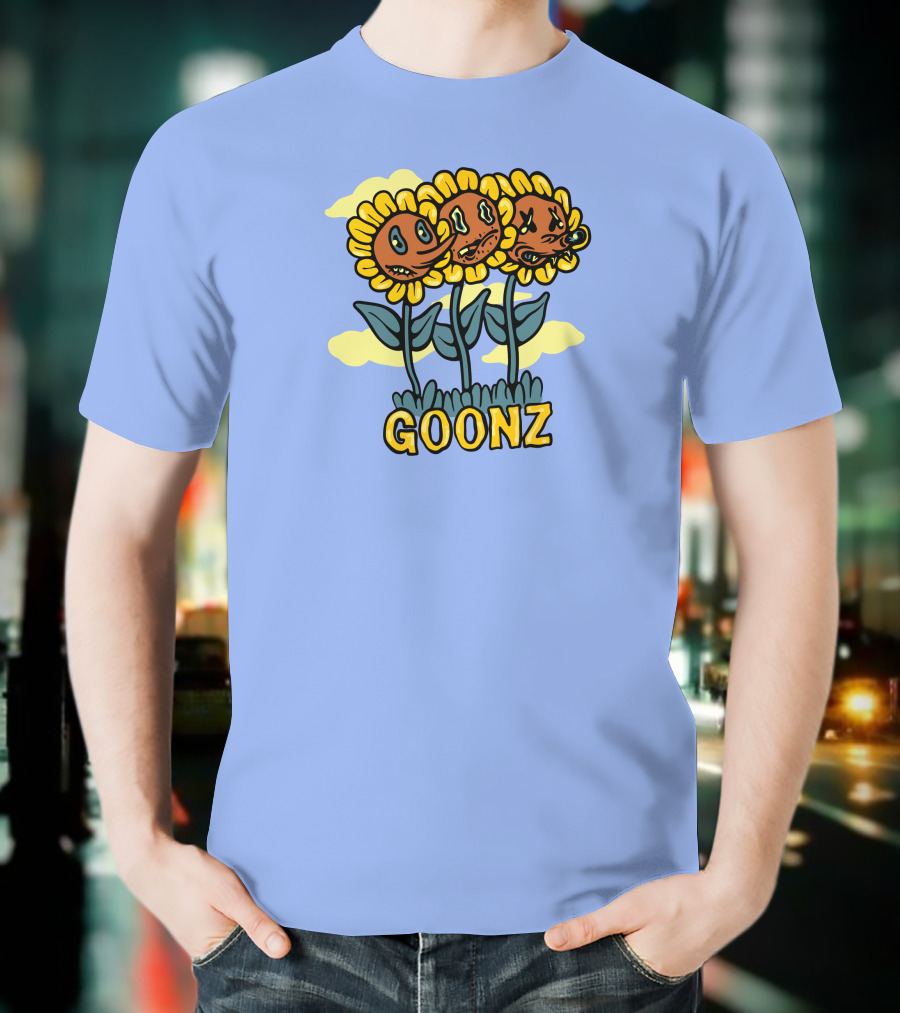 Cryptoon Goonz Flower Goonz Sunflower Faces T-Shirt