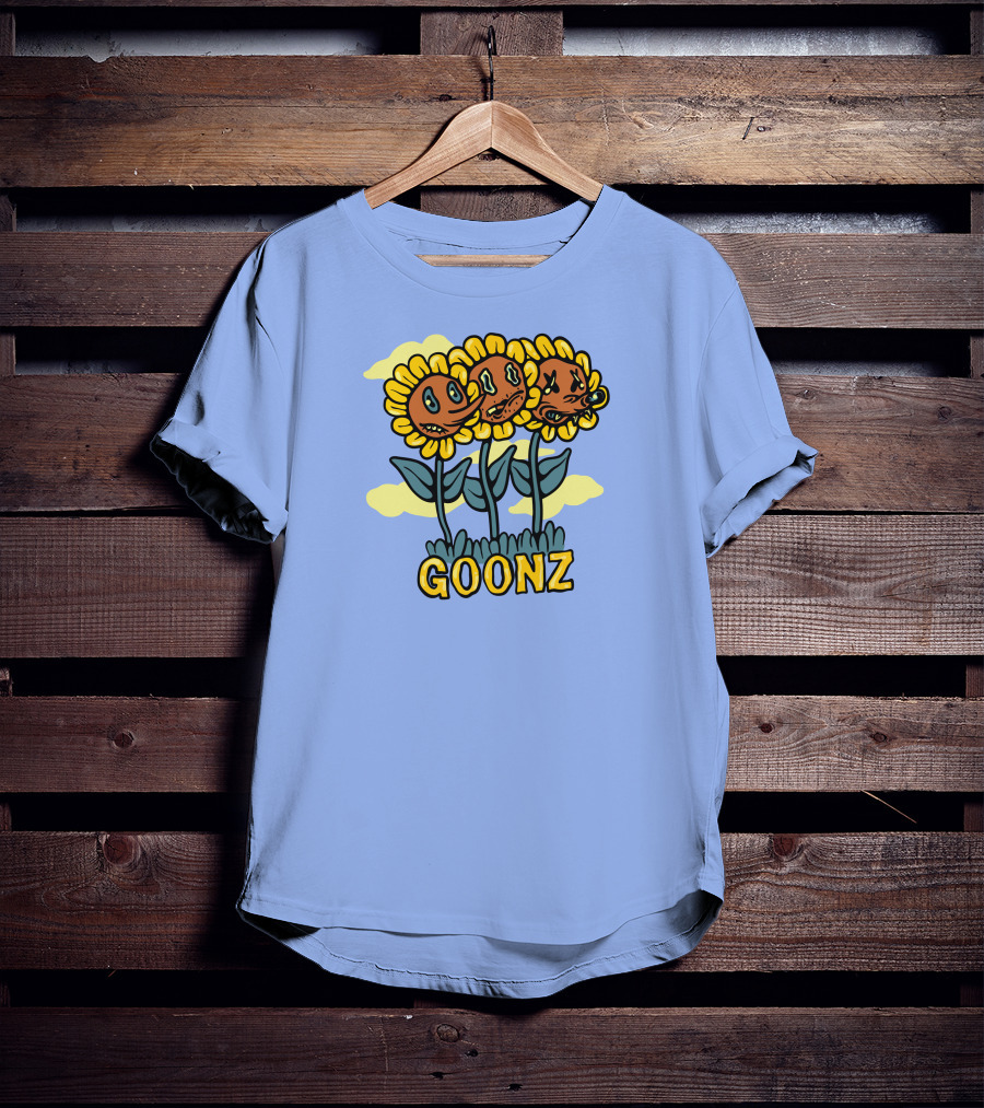 Cryptoon Goonz Flower Goonz Sunflower Faces T-Shirt