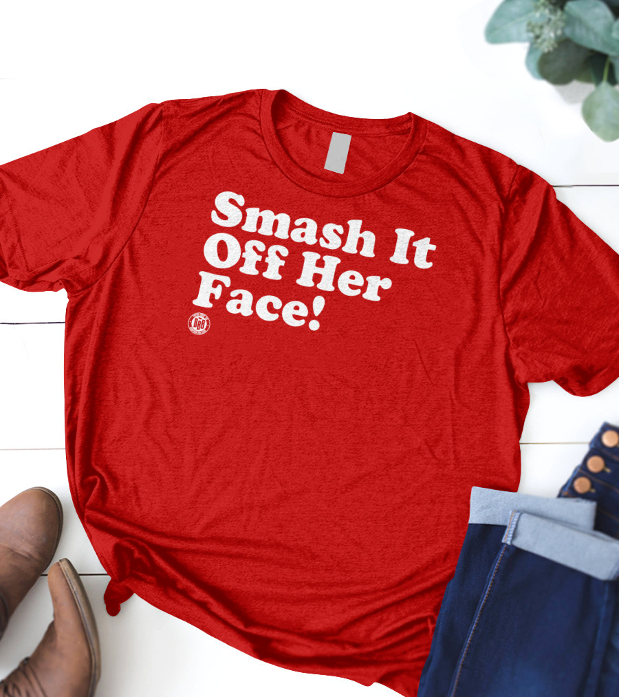 Triple B Smash It Off Her Face Red T-Shirt