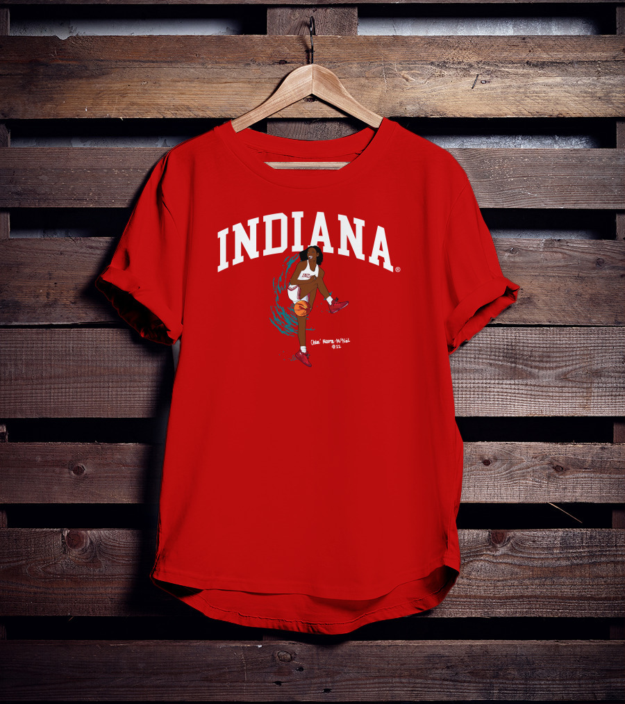 Indiana Basketball Chloe Moore-McNeil #11 T-Shirt