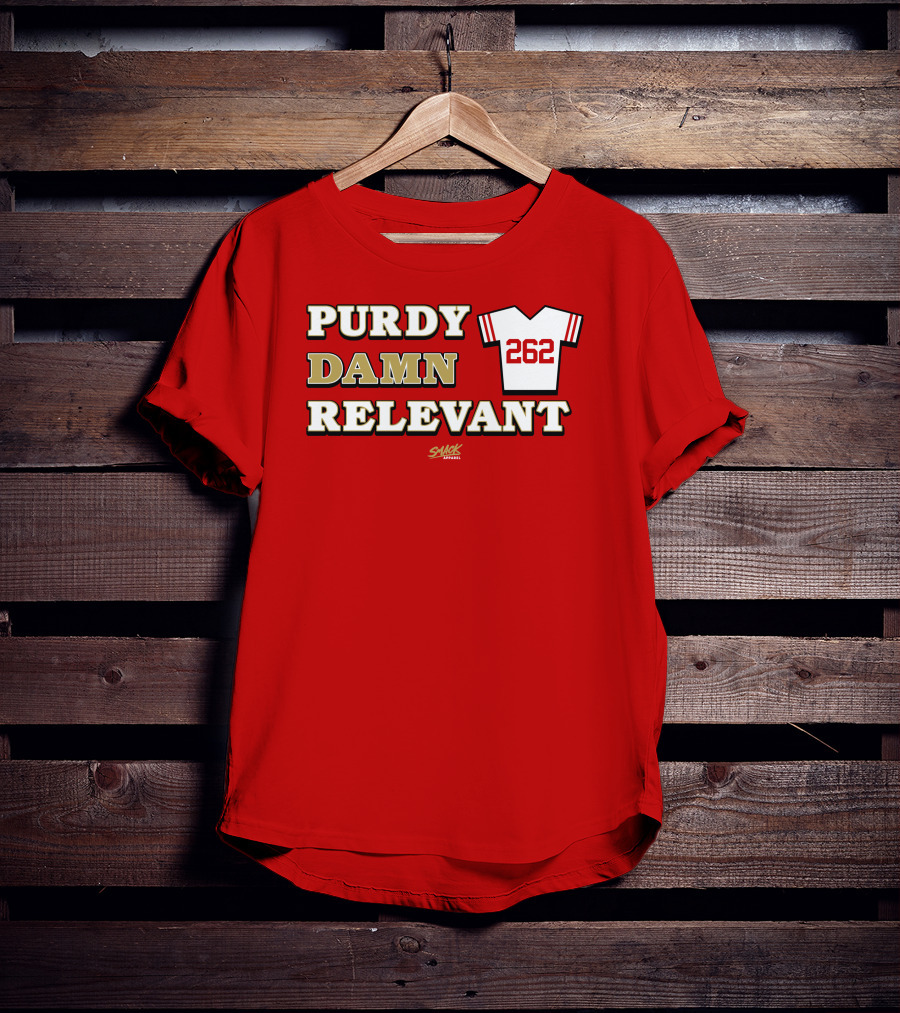 Purdy Damn Relevant 262 Football Jersey T-Shirt